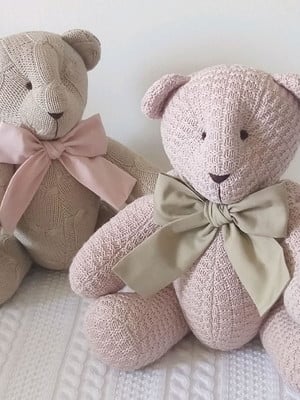 Dupla de ursos em tricot