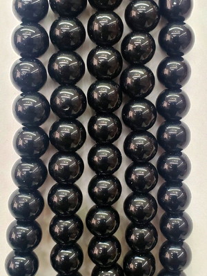 Contas de pedra natural onix 8 mm / fio