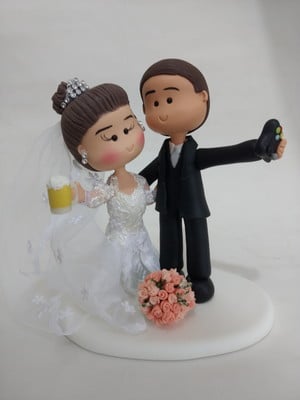 Topo de bolo casamento