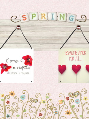 02 quadros chic love