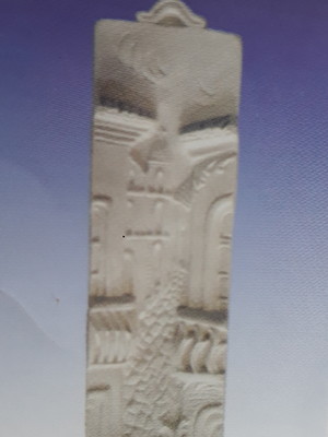 Escultura portal ouro preto de parede para pintar em gesso