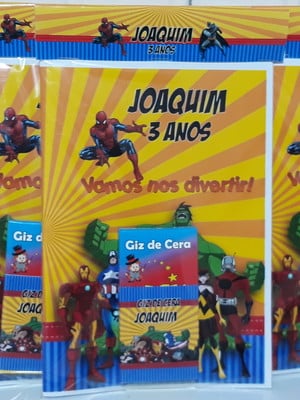 Kit de colorir vingadores