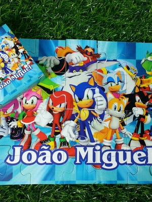 Quebra cabeça - sonic