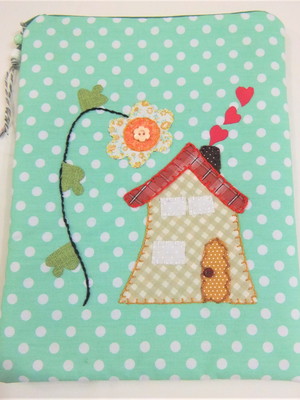Capa de tablet alfre casinha 10´p