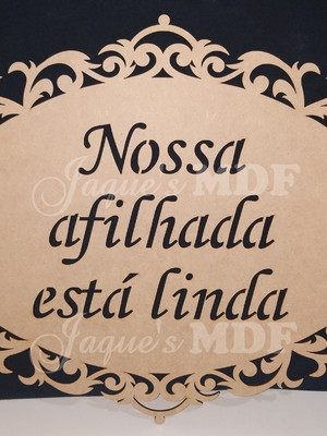 Placa oval vazada crua personalizada