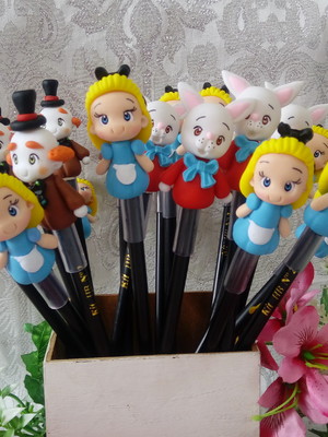 Ponteiras em biscuit alice