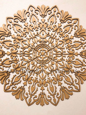 Mandala mdf cru 50 x 50