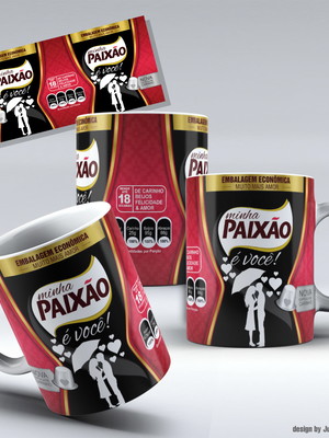 Caneca minha paixão é você