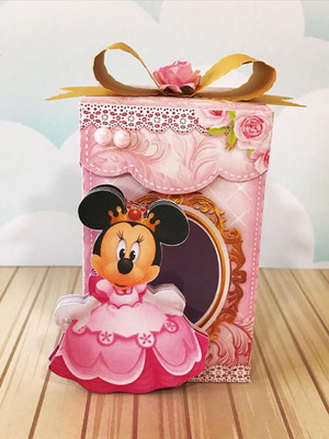 Caixa com visor minnie