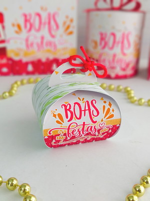 Caixa bombom boas festas