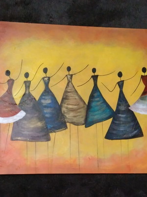 Telas abstratas modernas