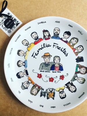 Prato ciranda família até 22 pessoas