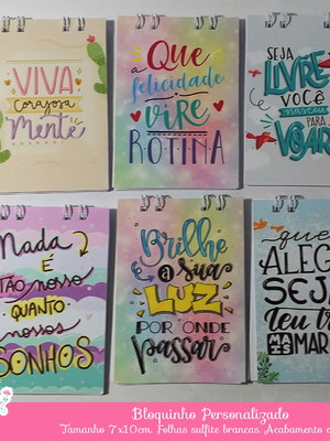 Bloquinho personalizado com wire-0 - 40fls