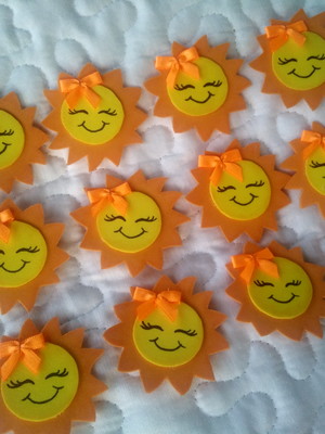 Aplique sol em eva
