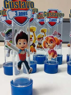 Tubete personalizado com tag