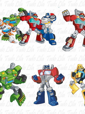 Display de mesa transformers rescue bots