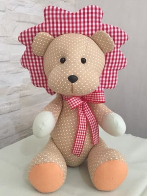 Leão patchwork -tamanho p