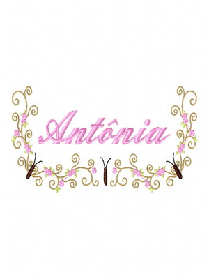Antônia montagem com nomes - fazemos com qualquer nome