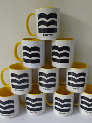 Canecas coloridas personalizadas - valor só p/ atacado