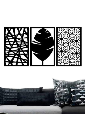 Kit quadro decorativo vazados mdf 6mm - frete grátis