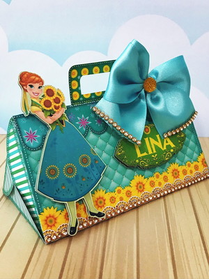 Caixa bolsinha frozen fever