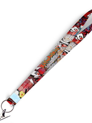 Cordão para crachá animaniacs c0148p com presilha jacaré