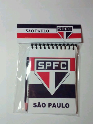 Bloquinho + mini lápis são paulo -ja vai embalado