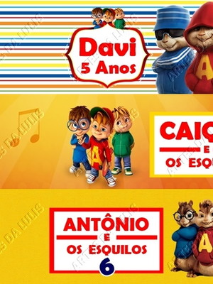 Lápis alvin e os esquilos