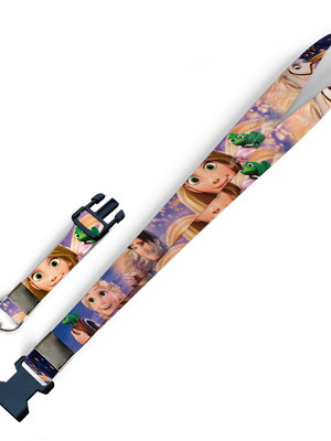 Cordão rapunzel enrolados c0097p com fecho bolsa e jacaré