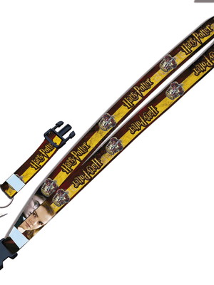 Cordão harry potter harry e hermione c0051p com fecho bolsa