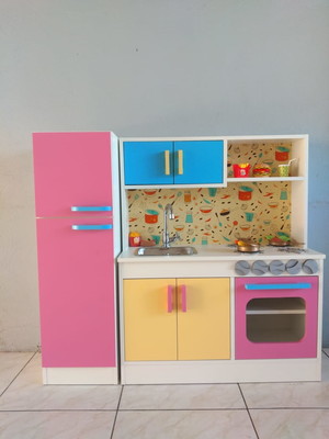 Cozinha infantil em mdf de 15 mm