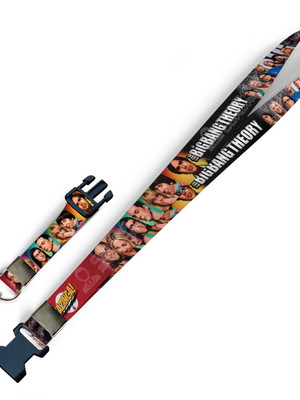 Cordão the big bang theory c0036p com fecho bolsa e jacaré