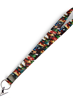 Cordão para crachá marvel personagens c0021p com jacaré