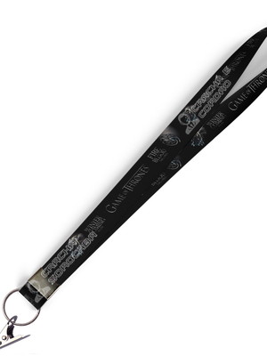 Cordão para crachá game of thrones c0018p c/ presilha jacaré