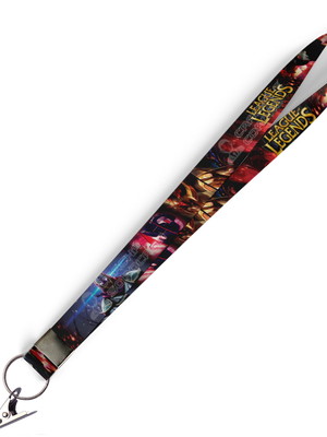 Cordão zed slayer galaxy league of legends c0003p com jacaré