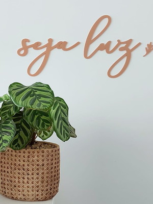 Lettering seja luz