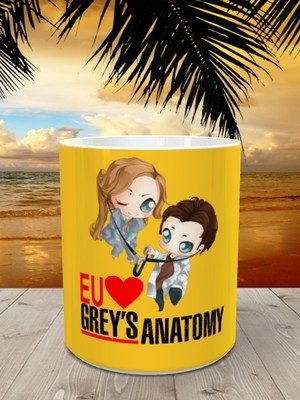 Caneca eu amo grey's anatomy