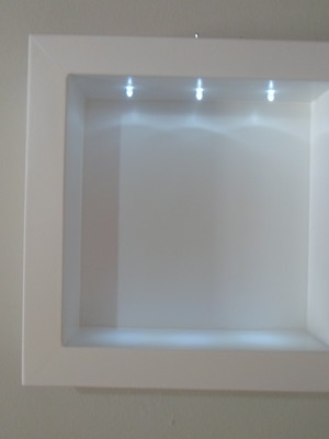 Nicho quadrado m com led