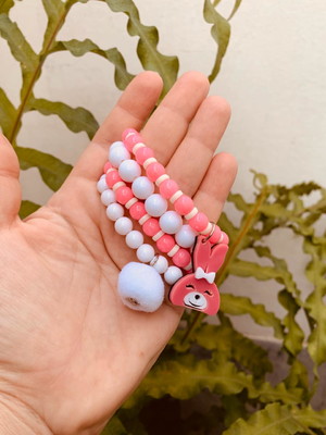 Kit pulseira infantil de páscoa