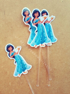 Topper para doces aladim 50 unidades