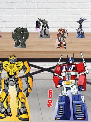 Totem transformers de chão e displays de mesa