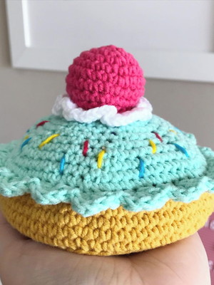 Torta de crochê