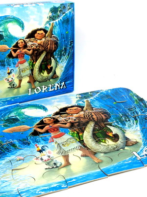 Quebra cabeça 24 peças na caixinha moana