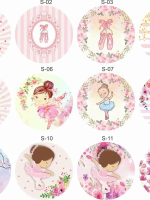 Capas de sousplat sublimada personalizada 01 - 10 unidades