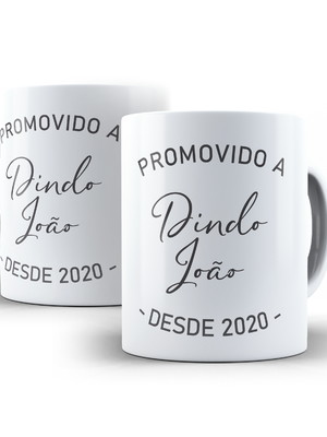 Caneca promovido a dindo