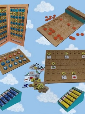 Brinquedo educativo - kit alfabetização