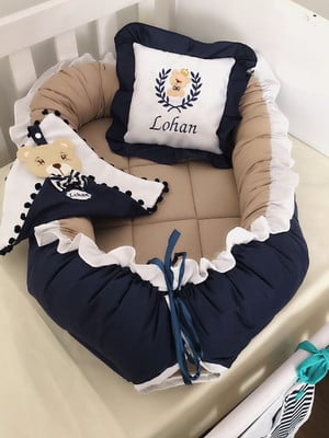 Ninho para bebê urso príncipe com naninha urso