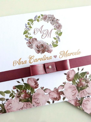 Convite de casamento