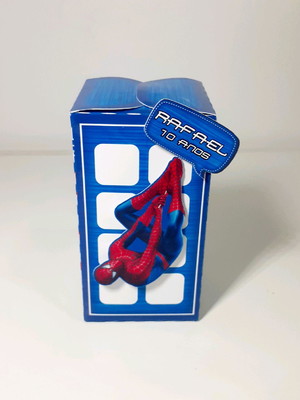Caixa prédio - homem aranha