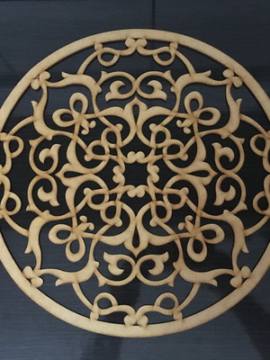 Mandala arabesco mdf